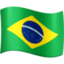 Brazil Flag emoji in Facebook's design style - Unicode 1F1E7-1F1F7