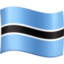 Botswana Flag emoji in Facebook's design style - Unicode 1F1E7-1F1FC