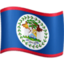 Belize Flag emoji in Facebook's design style - Unicode 1F1E7-1F1FF