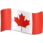 Canada Flag emoji in Facebook's design style - Unicode 1F1E8-1F1E6