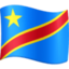 Congo - Kinshasa Flag emoji in Facebook's design style - Unicode 1F1E8-1F1E9