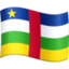 Central African Republic Flag emoji in Facebook's design style - Unicode 1F1E8-1F1EB