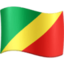 Congo - Brazzaville Flag emoji in Facebook's design style - Unicode 1F1E8-1F1EC