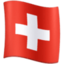 Switzerland Flag emoji in Facebook's design style - Unicode 1F1E8-1F1ED