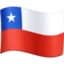 Chile Flag emoji in Facebook's design style - Unicode 1F1E8-1F1F1