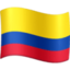 Colombia Flag emoji in Facebook's design style - Unicode 1F1E8-1F1F4