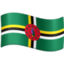 Dominica Flag emoji in Facebook's design style - Unicode 1F1E9-1F1F2