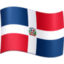 Dominican Republic Flag emoji in Facebook's design style - Unicode 1F1E9-1F1F4