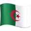 Algeria Flag emoji in Facebook's design style - Unicode 1F1E9-1F1FF