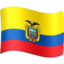 Ecuador Flag emoji in Facebook's design style - Unicode 1F1EA-1F1E8