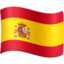 Spain Flag emoji in Facebook's design style - Unicode 1F1EA-1F1F8