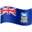 Falkland Islands Flag emoji in Facebook's design style - Unicode 1F1EB-1F1F0