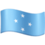 Micronesia Flag emoji in Facebook's design style - Unicode 1F1EB-1F1F2