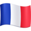 France Flag emoji in Facebook's design style - Unicode 1F1EB-1F1F7