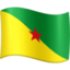 French Guiana Flag emoji in Facebook's design style - Unicode 1F1EC-1F1EB