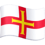 Guernsey Flag emoji in Facebook's design style - Unicode 1F1EC-1F1EC