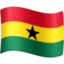 Ghana Flag emoji in Facebook's design style - Unicode 1F1EC-1F1ED