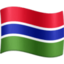 Gambia Flag emoji in Facebook's design style - Unicode 1F1EC-1F1F2