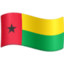 Guinea-Bissau Flag emoji in Facebook's design style - Unicode 1F1EC-1F1FC