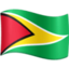 Guyana Flag emoji in Facebook's design style - Unicode 1F1EC-1F1FE