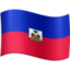 Haiti Flag emoji in Facebook's design style - Unicode 1F1ED-1F1F9