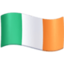 Ireland Flag emoji in Facebook's design style - Unicode 1F1EE-1F1EA