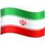 Iran Flag emoji in Facebook's design style - Unicode 1F1EE-1F1F7