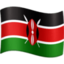 Kenya Flag emoji in Facebook's design style - Unicode 1F1F0-1F1EA