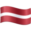 Latvia Flag emoji in Facebook's design style - Unicode 1F1F1-1F1FB