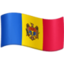 Moldova Flag emoji in Facebook's design style - Unicode 1F1F2-1F1E9