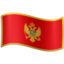 Montenegro Flag emoji in Facebook's design style - Unicode 1F1F2-1F1EA