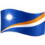 Marshall Islands Flag emoji in Facebook's design style - Unicode 1F1F2-1F1ED