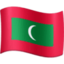 Maldives Flag emoji in Facebook's design style - Unicode 1F1F2-1F1FB