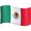 Mexico Flag emoji in Facebook's design style - Unicode 1F1F2-1F1FD