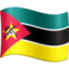 Mozambique Flag emoji in Facebook's design style - Unicode 1F1F2-1F1FF