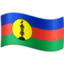 New Caledonia Flag emoji in Facebook's design style - Unicode 1F1F3-1F1E8