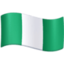 Nigeria Flag emoji in Facebook's design style - Unicode 1F1F3-1F1EC