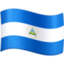 Nicaragua Flag emoji in Facebook's design style - Unicode 1F1F3-1F1EE