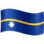 Nauru Flag emoji in Facebook's design style - Unicode 1F1F3-1F1F7