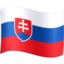 Slovakia Flag emoji in Facebook's design style - Unicode 1F1F8-1F1F0