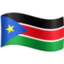 South Sudan Flag emoji in Facebook's design style - Unicode 1F1F8-1F1F8