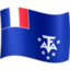 French Southern Territories Flag emoji in Facebook's design style - Unicode 1F1F9-1F1EB