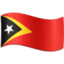 Timor-Leste Flag emoji in Facebook's design style - Unicode 1F1F9-1F1F1