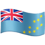 Tuvalu Flag emoji in Facebook's design style - Unicode 1F1F9-1F1FB