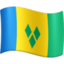 St. Vincent & Grenadines Flag emoji in Facebook's design style - Unicode 1F1FB-1F1E8