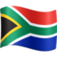 South Africa Flag emoji in Facebook's design style - Unicode 1F1FF-1F1E6