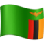 Zambia Flag emoji in Facebook's design style - Unicode 1F1FF-1F1F2