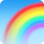 RAINBOW emoji in Facebook's design style - Unicode 1F308