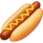 HOT DOG emoji in Facebook's design style - Unicode 1F32D