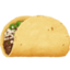 TACO emoji in Facebook's design style - Unicode 1F32E